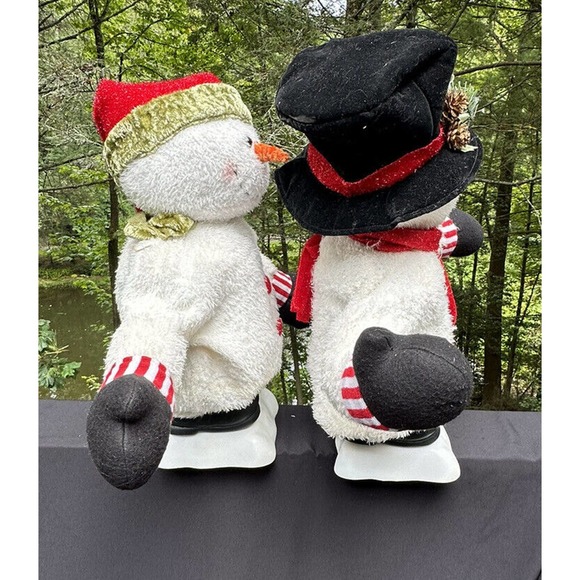 2 FIB Burton and Burton Snowmen 20” Tall - Couldn’t Get Them To Work. For Parts. - Picture 7 of 12